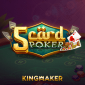5 Card Poker cards game on Gcash Games