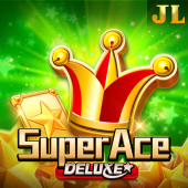 Super Ace Deluxe game banner showing premium card slot action